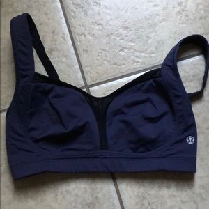 Lululemon Tata tamer II 32DD - cadet blue (purple)
